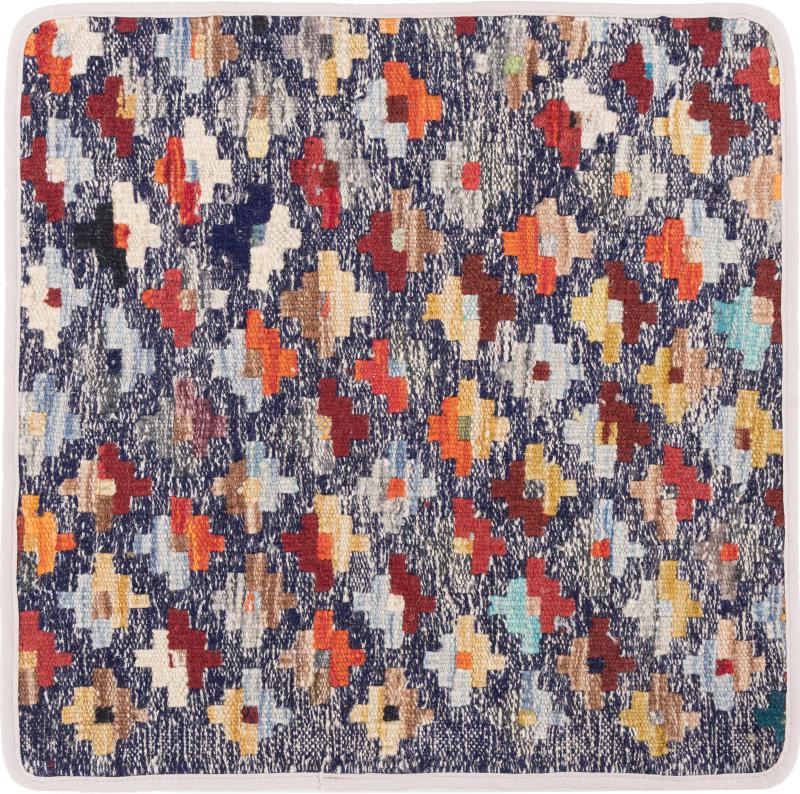 Afghan rug Kilim Afghan Cushion Cover 50x50 50x50, Persian Rug Knotted by hand