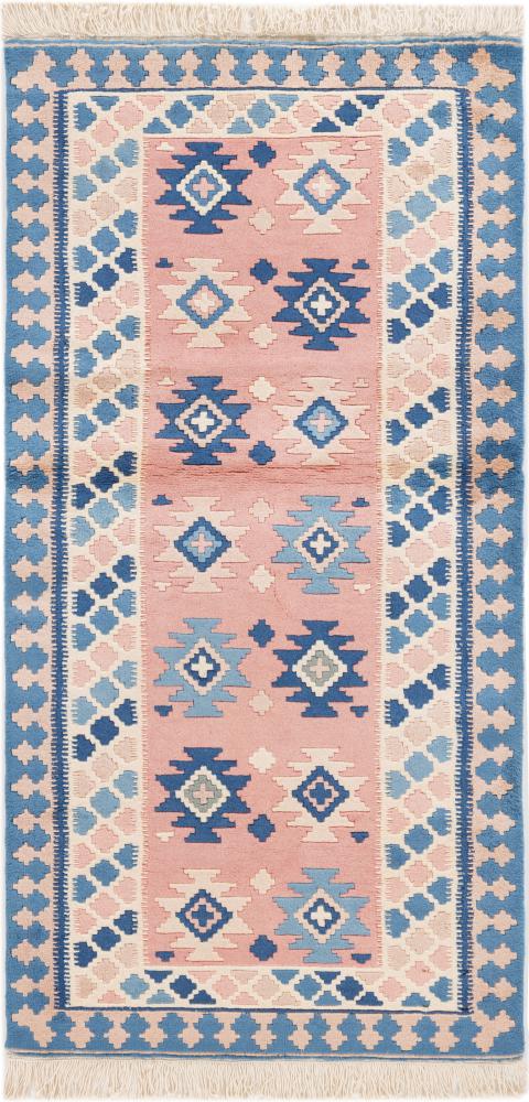 Tapis persan Kilim Fars 130x65 130x65, Tapis persan Tissé à la main
