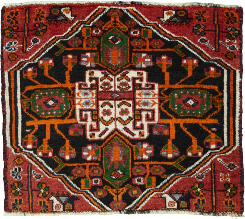 Persian Rug Shiraz 51x59 51x59, Persian Rug Knotted by hand
