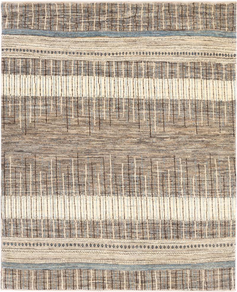 Persian rug Perser Gabbeh Loribaft Natura 6'2"x5'0" 6'2"x5'0", Persian rug Hand-knotted