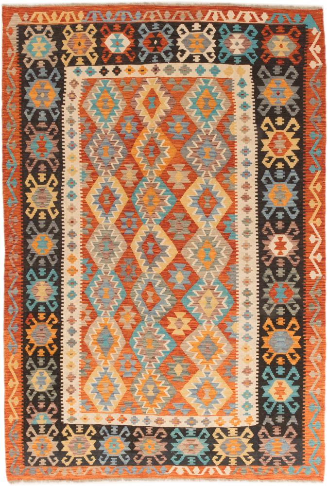 Dywan afgański Kilim Afghan 297x202 297x202, Dywan perski Ręcznie tkane