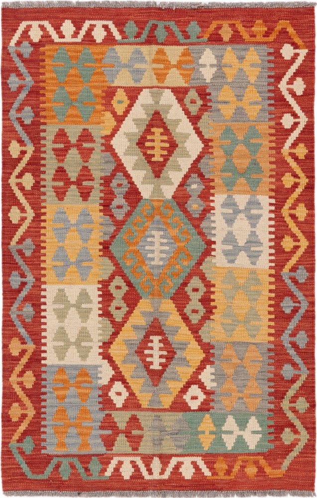Afgański dywan Kilim Afghan 130x84 130x84, Dywan perski Ręcznie tkany