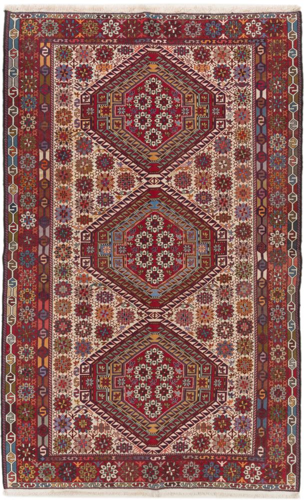 Tapete persa Kilim Fars Soumak 208x131 208x131, Tapete persa Atado à mão