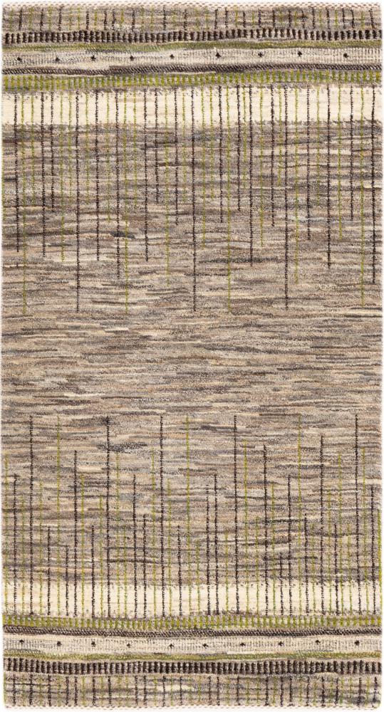 Persian rug Persian Gabbeh Loribaft Natura 4'11"x2'7" 4'11"x2'7", Persian rug Hand-knotted