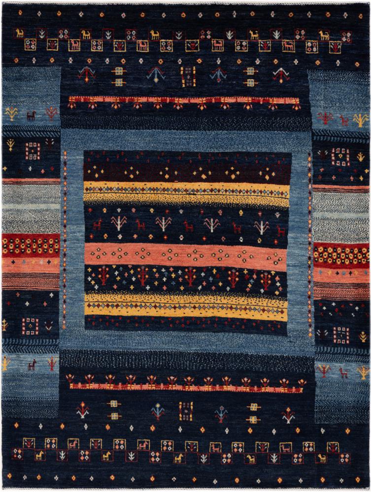 Persisk tæppe Persisk Gabbeh Kashkuli Banafsheh 208x155 208x155, Persisk tæppe Knyttet i hånden