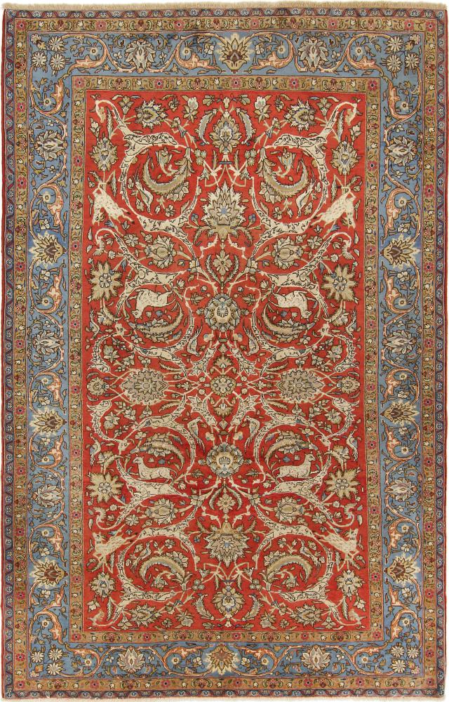 Persian Rug Qum 259x167 259x167, Persian Rug Knotted by hand