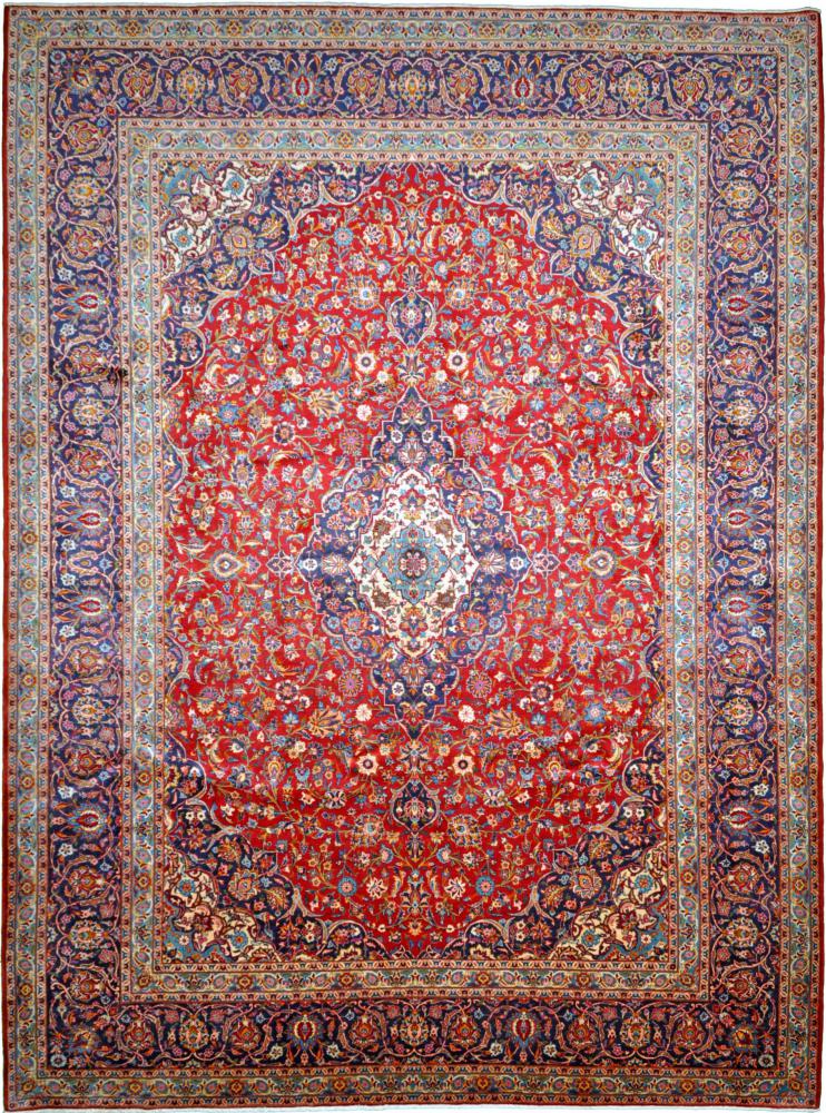 Perzsa szőnyeg Kashan 13'5"x10'0" 13'5"x10'0", Perzsa szőnyeg Kézzel csomózva