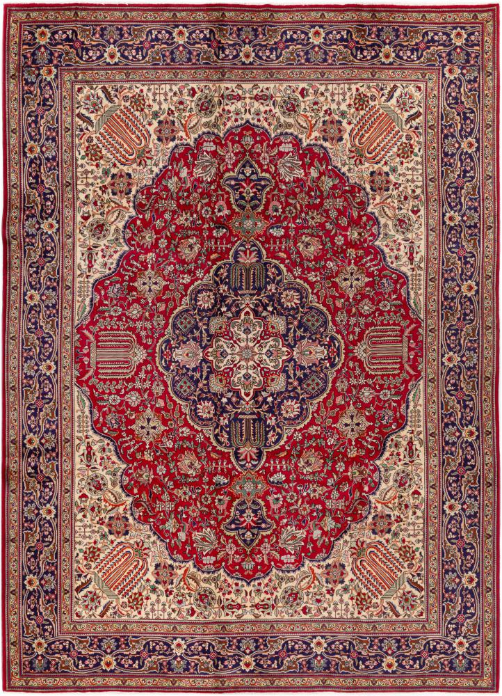 Περσικό χαλί Tabriz 411x303 411x303, Περσικό χαλί Οι κόμποι έγιναν με το χέρι