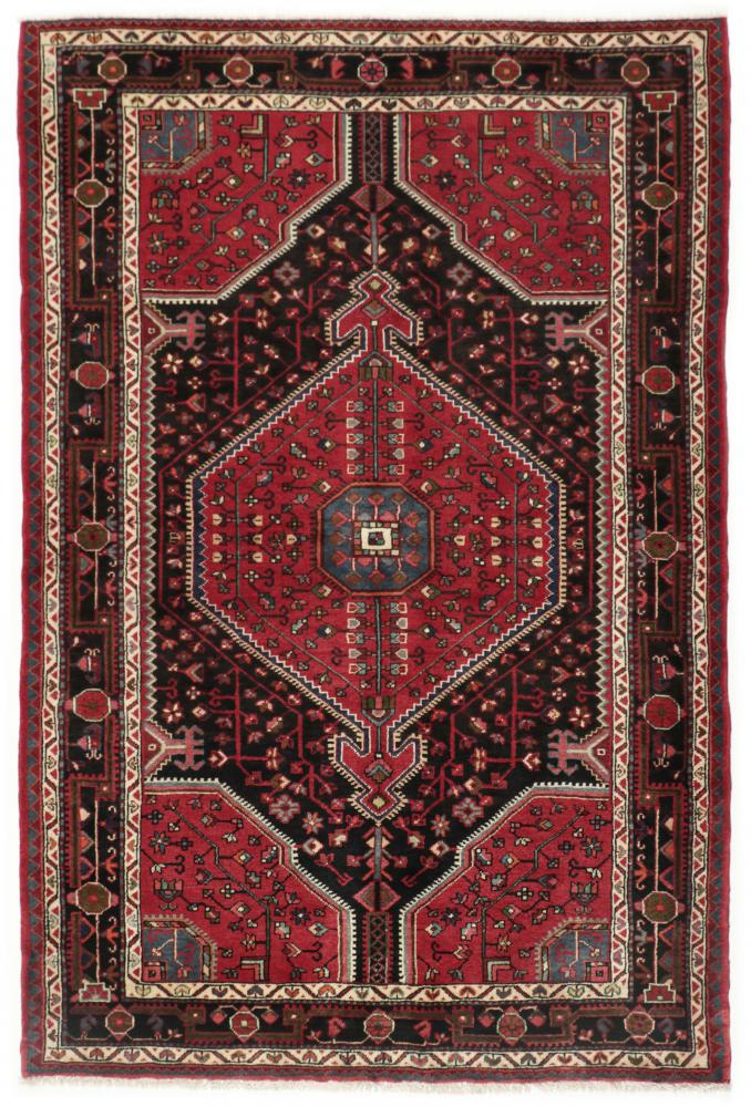 Tapis persan Nahavand 226x146 226x146, Tapis persan Noué à la main