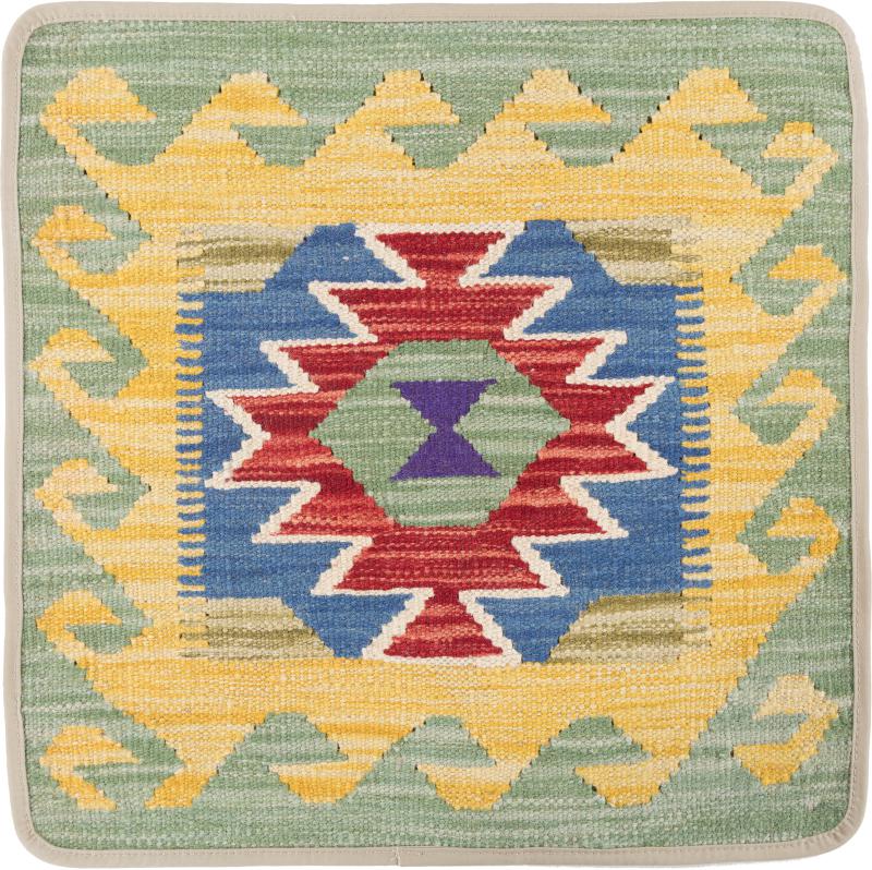 Afghanischer Teppich Kelim Afghan Kissenbezug 50x50 50x50, Perserteppich Handgeknüpft