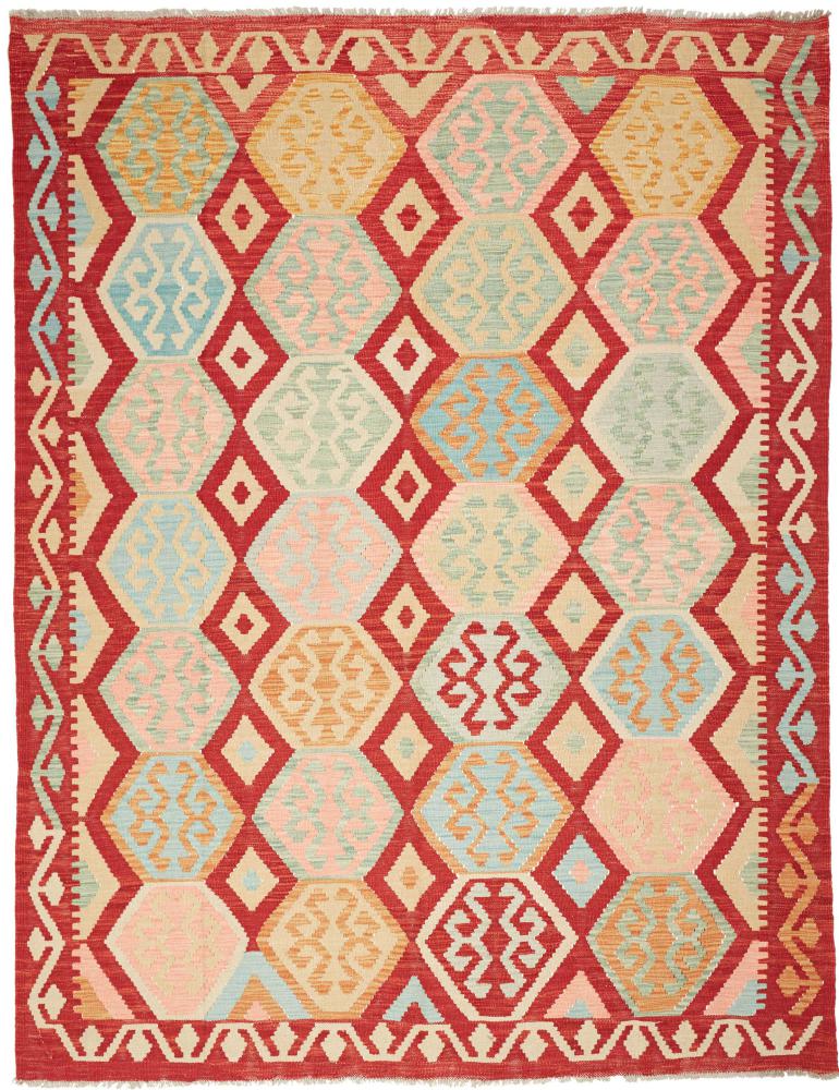 Afghanischer Teppich Kelim Afghan 240x186 240x186, Perserteppich Handgewebt