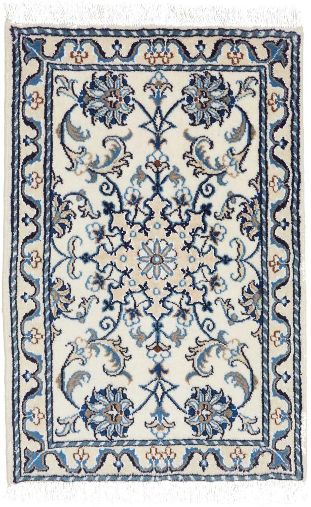 Tapis persan Naïn 91x59 91x59, Tapis persan Noué à la main