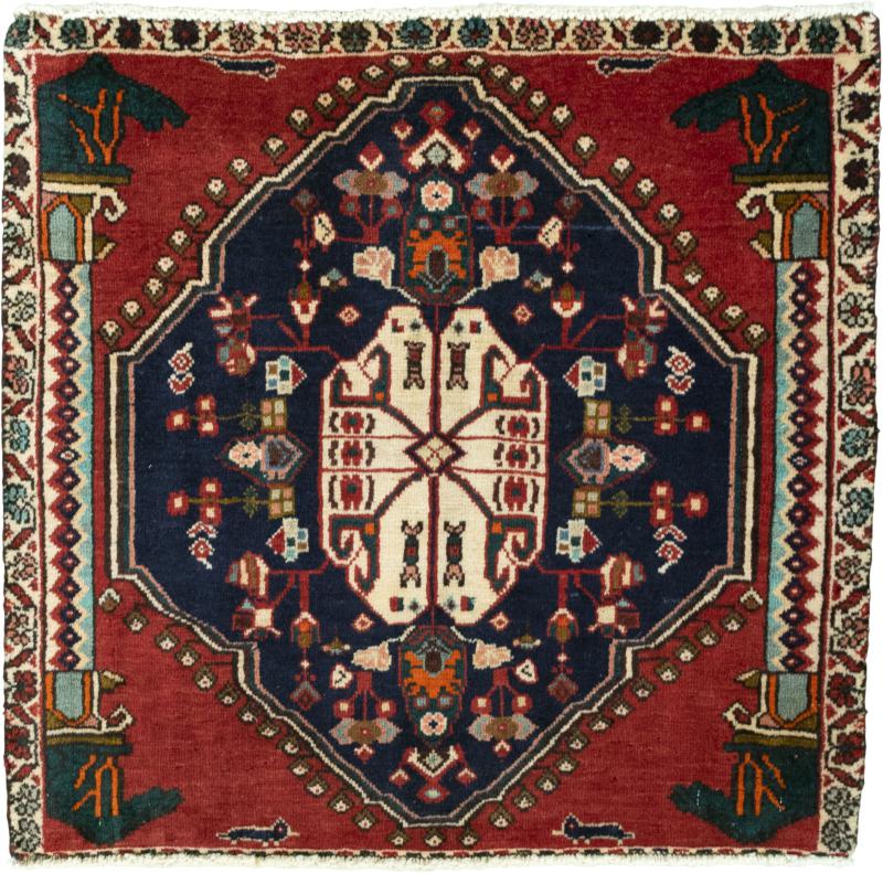 Persialainen matto Shiraz 62x68 62x68, Persialainen matto Solmittu käsin