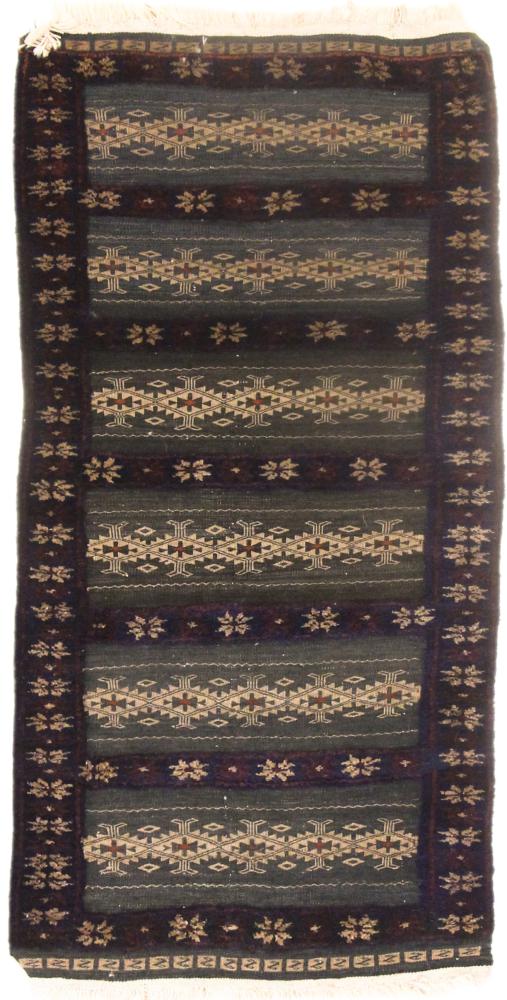 Tapete afegão Balúchi 131x66 131x66, Tapete persa Atado à mão