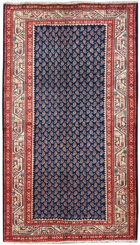 Tapete persa Sarough 211x122 211x122, Tapete persa Atado à mão