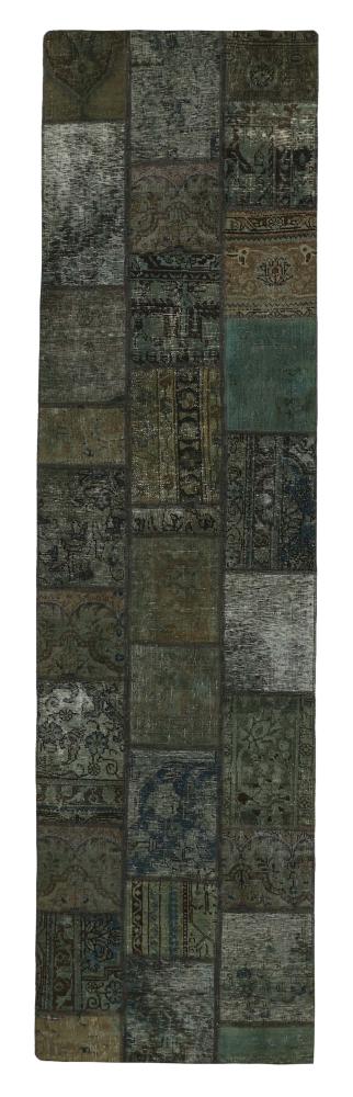 Persian Rug Patchwork 309x84 309x84, Persian Rug Knotted by hand