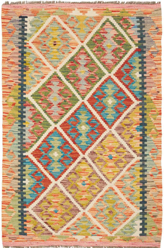 Covor afgan Chilim Afghan 127x85 127x85, Covor persan Lucrate de mână