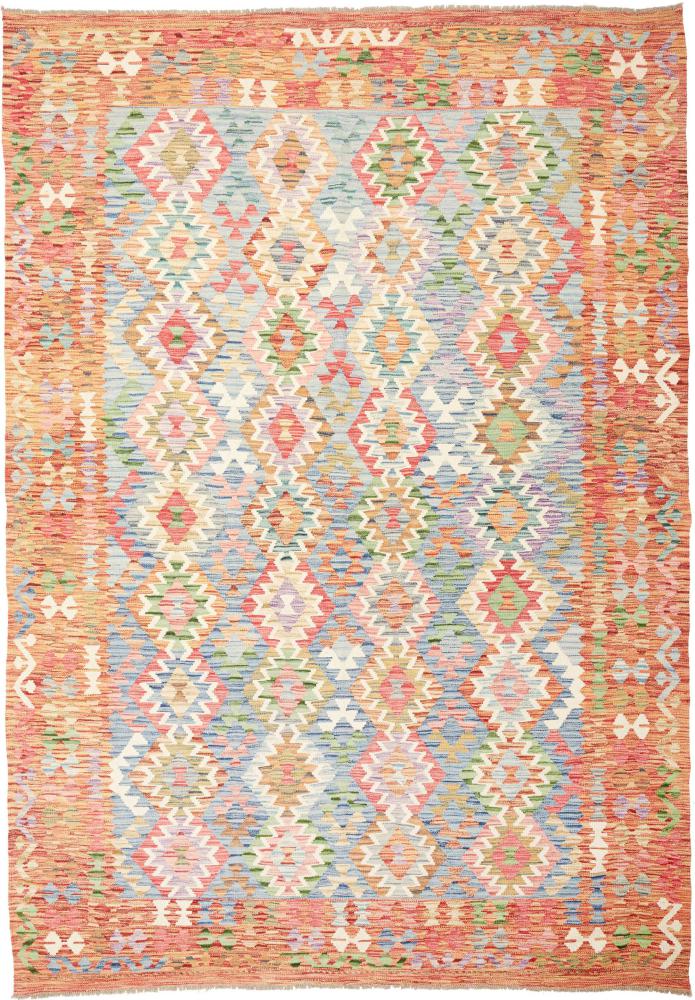 Alfombra afgana Kilim  Afghan 9'10"x6'11" 9'10"x6'11", Alfombra persa Tejido a mano