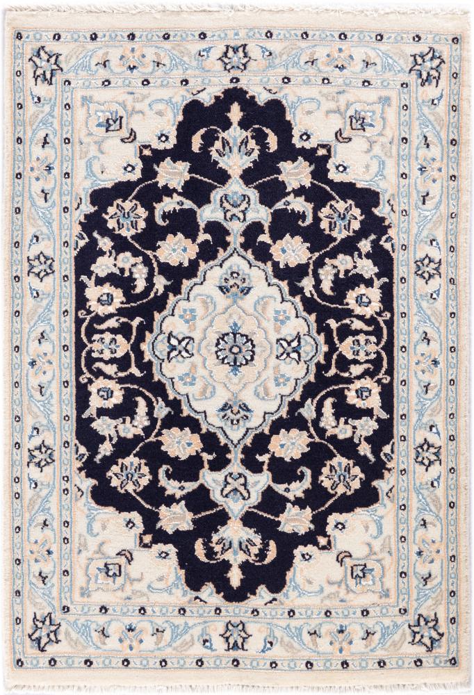 Περσικό χαλί Nain 9La 88x60 88x60, Περσικό χαλί Οι κόμποι έγιναν με το χέρι