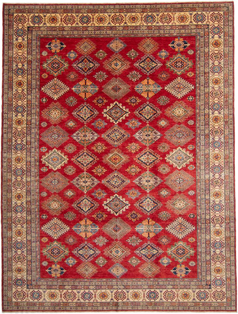 Πακιστανικό χαλί Super Kazak 363x275 363x275, Περσικό χαλί Οι κόμποι έγιναν με το χέρι