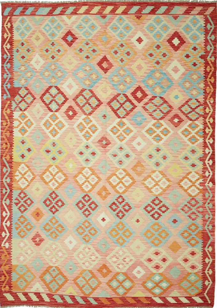 Tapete afegão Kilim Afegão 292x204 292x204, Tapete persa Tecido à mão