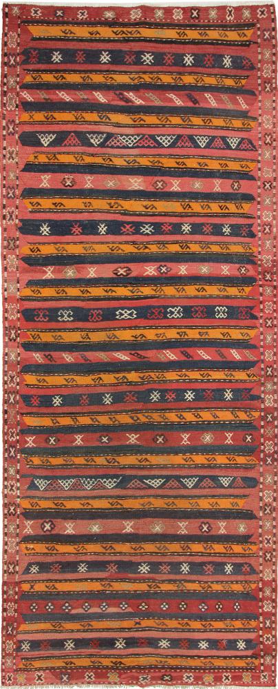 Tapete persa Kilim Fars Azerbaijan Antigo 389x147 389x147, Tapete persa Tecido à mão