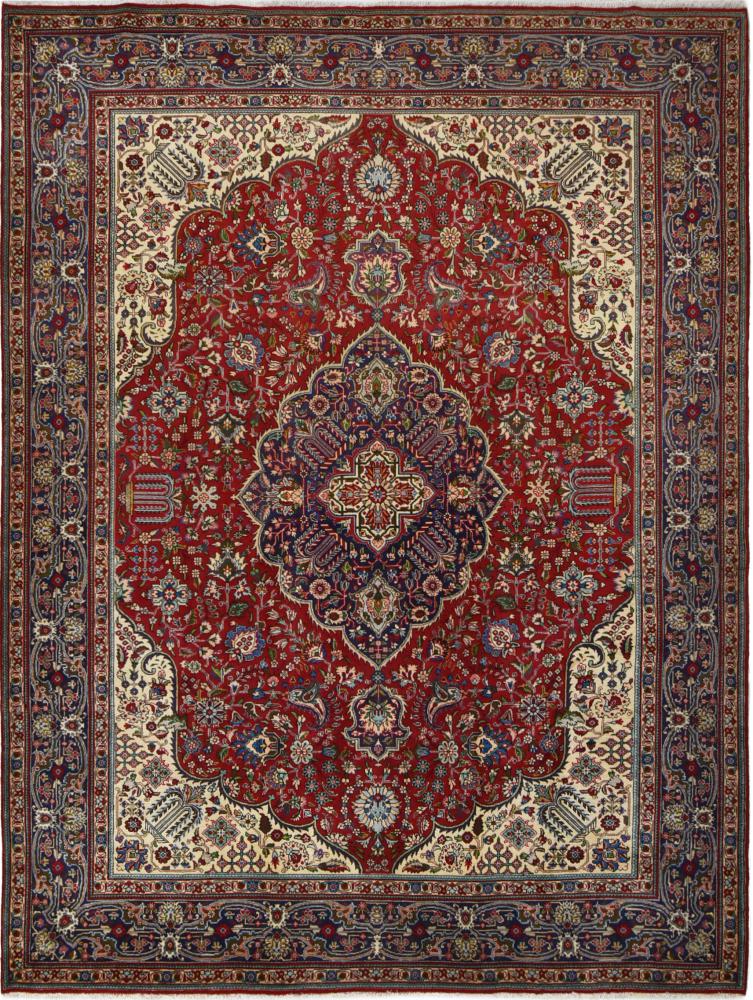 Tapis persan Tabriz 40Raj 395x299 395x299, Tapis persan Noué à la main