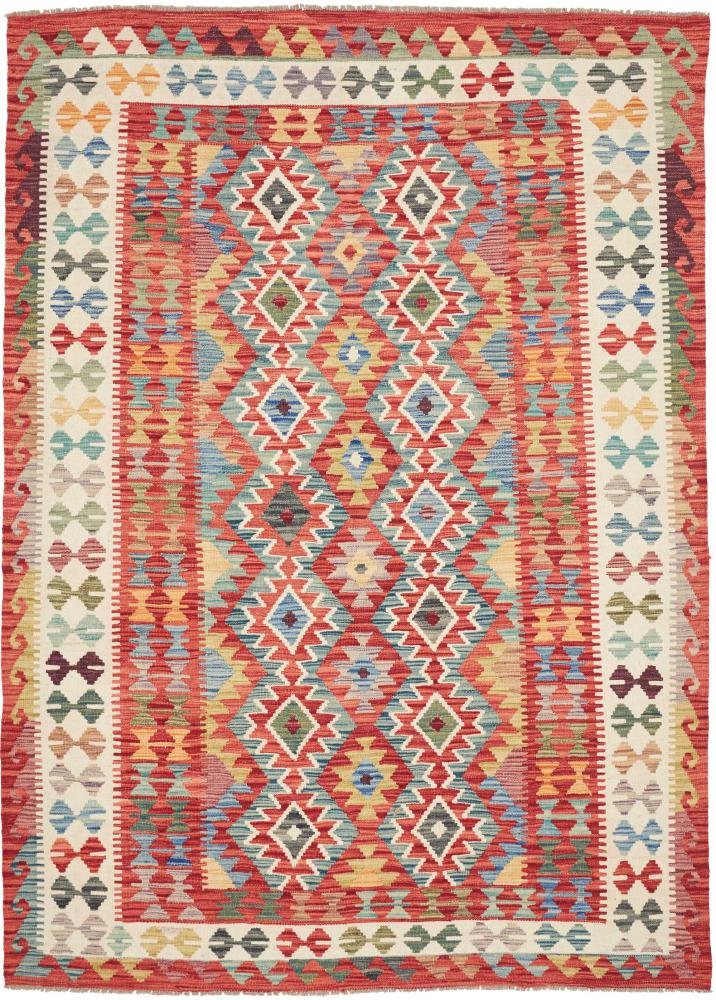 Afghaans tapijt Kilim Afghan 241x172 241x172, Perzisch tapijt Handgeweven