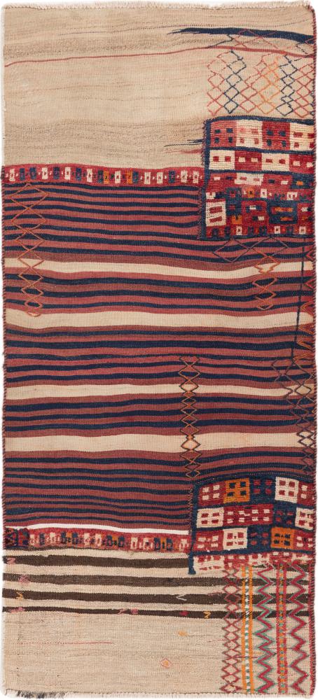 Perzisch tapijt Kilim Patchwork 200x90 200x90, Perzisch tapijt Handgeweven