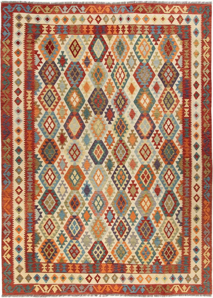 Tapete afegão Kilim Afegão 343x251 343x251, Tapete persa Tecido à mão