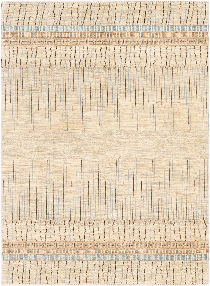 Tapis persan Perser Gabbeh Loribaft Natura 196x147 196x147, Tapis persan Noué à la main
