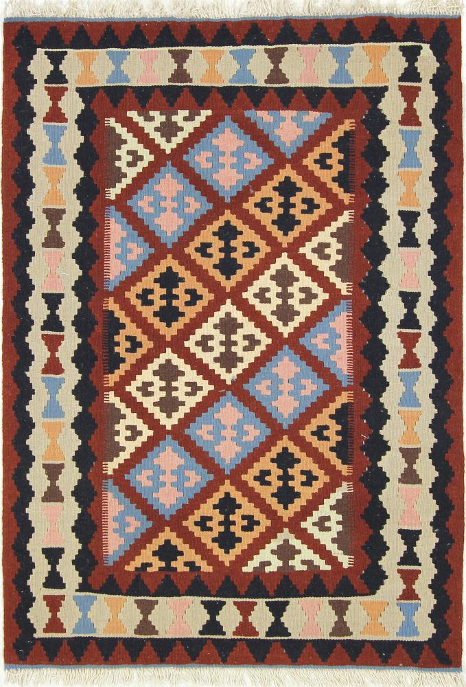 Tapete persa Kilim Fars 147x99 147x99, Tapete persa Tecido à mão