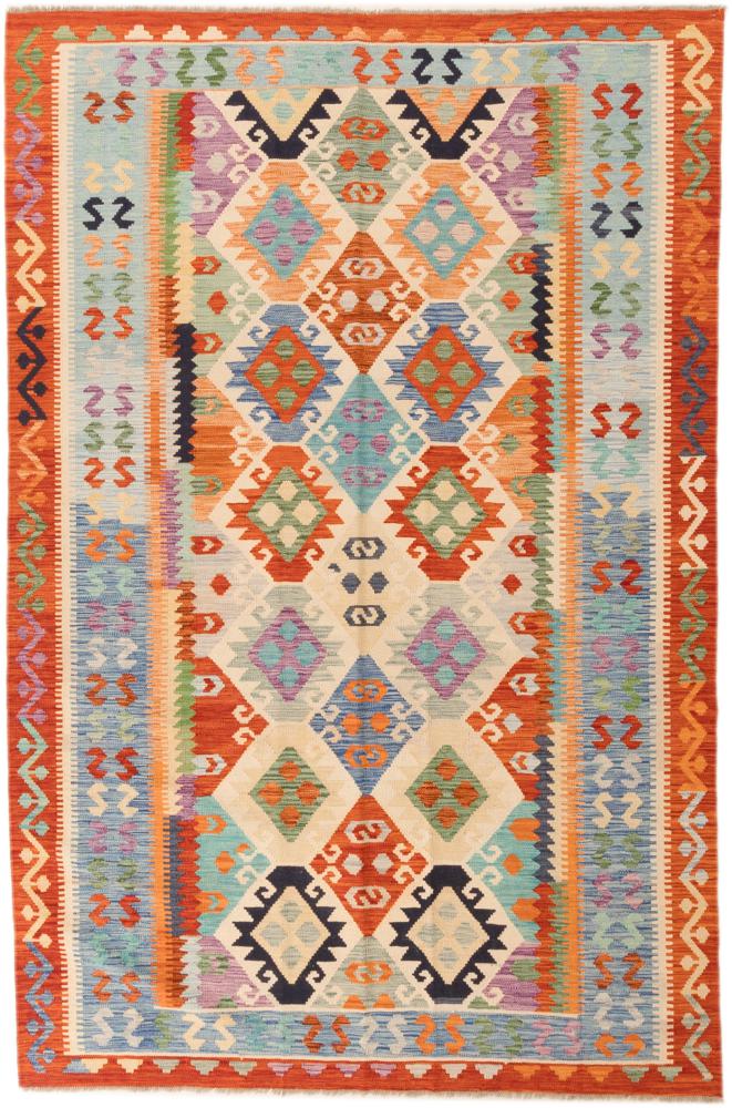 Alfombra afgana Kilim Afghan 292x195 292x195, Alfombra persa Tejido a mano