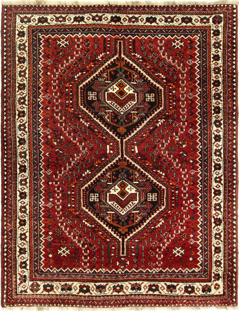 Persisk matta Ghashghai 209x160 209x160, Persisk matta Knuten för hand
