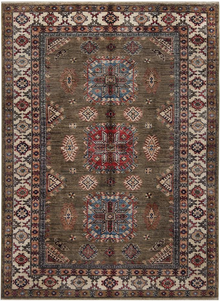 Pakistani rug Kazak Ghazni 202x147 202x147, Persian Rug Knotted by hand