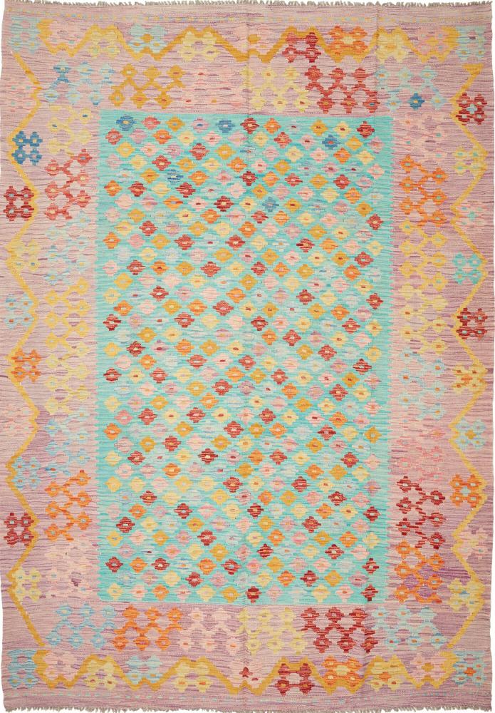 Tapete afegão Kilim Afegão 293x209 293x209, Tapete persa Tecido à mão