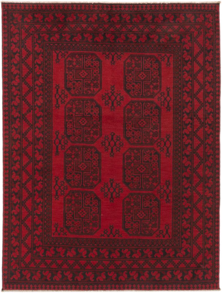 Tapete afegão Afegão Akhche 198x150 198x150, Tapete persa Atado à mão
