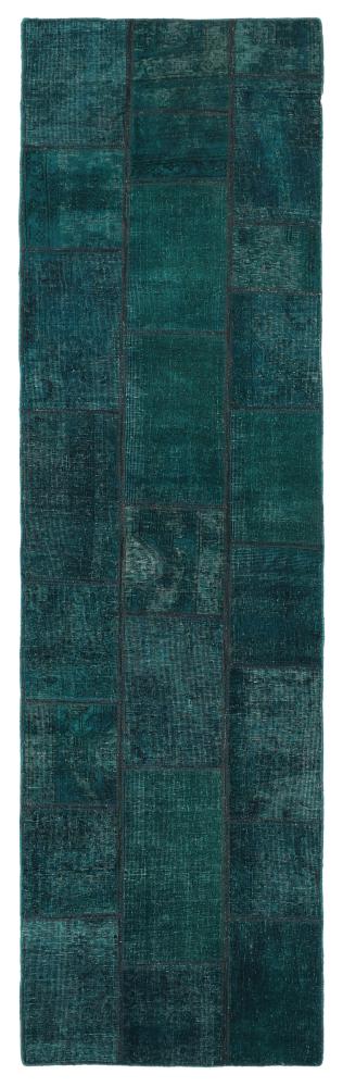 Persisk tæppe Patchwork 312x87 312x87, Persisk tæppe Knyttet i hånden