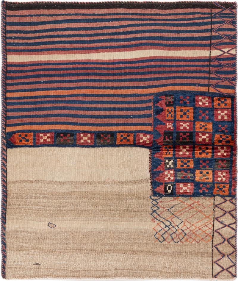 Perzisch tapijt Kilim Patchwork 117x100 117x100, Perzisch tapijt Handgeweven