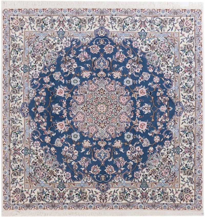 Persian Rug Nain 9La 202x202 202x202, Persian Rug Knotted by hand