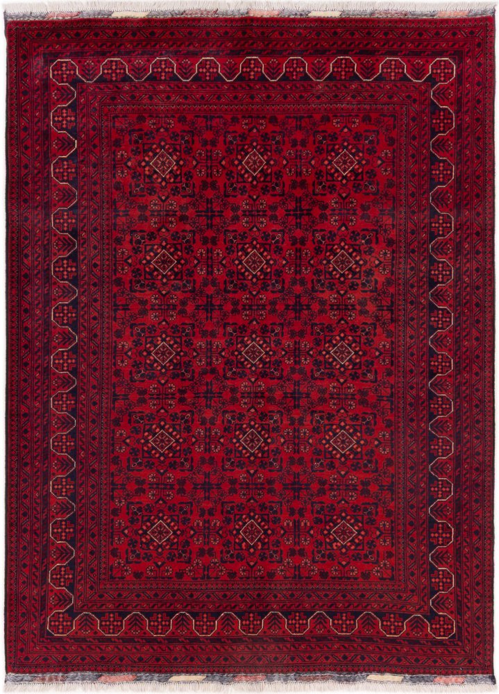 Afghaans tapijt Afghan Mauri 207x150 207x150, Perzisch tapijt Handgeknoopt