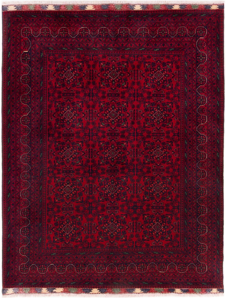 Tapis afghan Afghan Mauri 197x158 197x158, Tapis persan Noué à la main