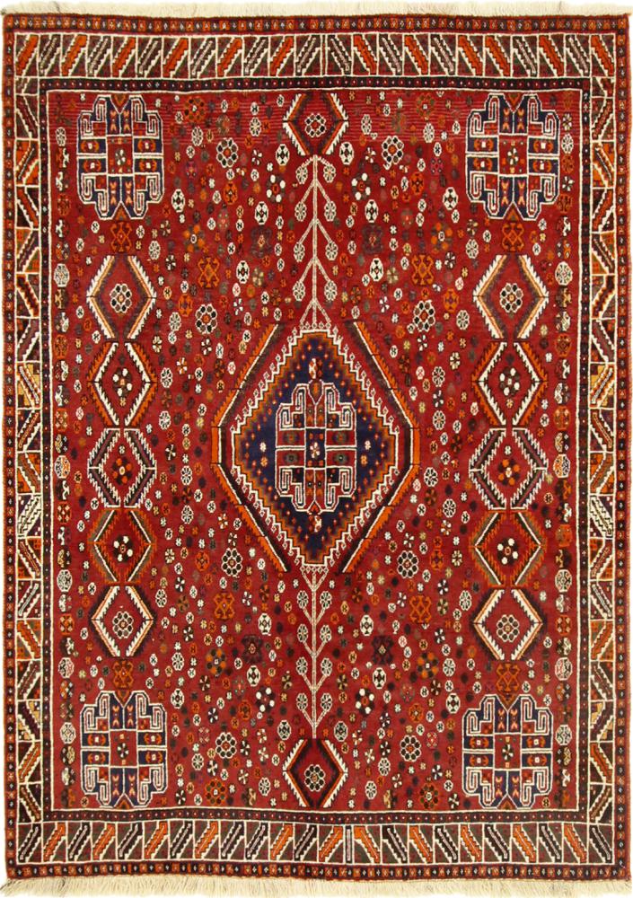  ペルシャ絨毯 Ghashghai 206x144 206x144,  ペルシャ絨毯 手織り