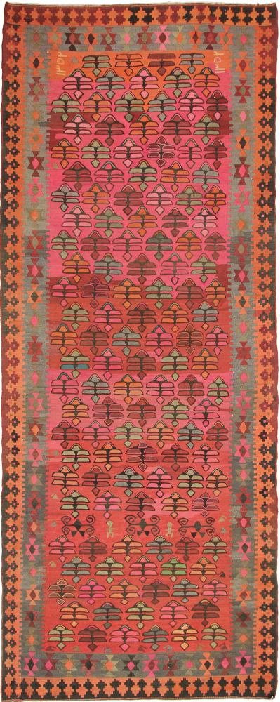 Tapete persa Kilim Fars Azerbaijan Antigo 405x159 405x159, Tapete persa Tecido à mão