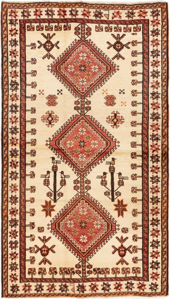 Tapis persan Persan Gabbeh Ghashghai 227x130 227x130, Tapis persan Noué à la main