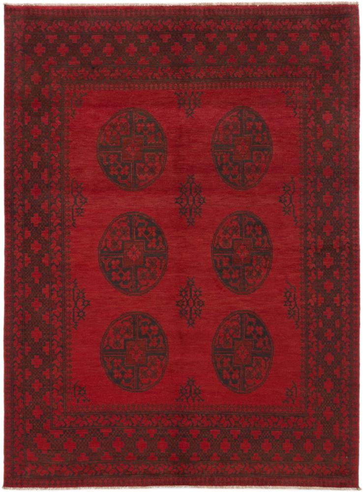 Tapete afegão Afegão Akhche 229x170 229x170, Tapete persa Atado à mão