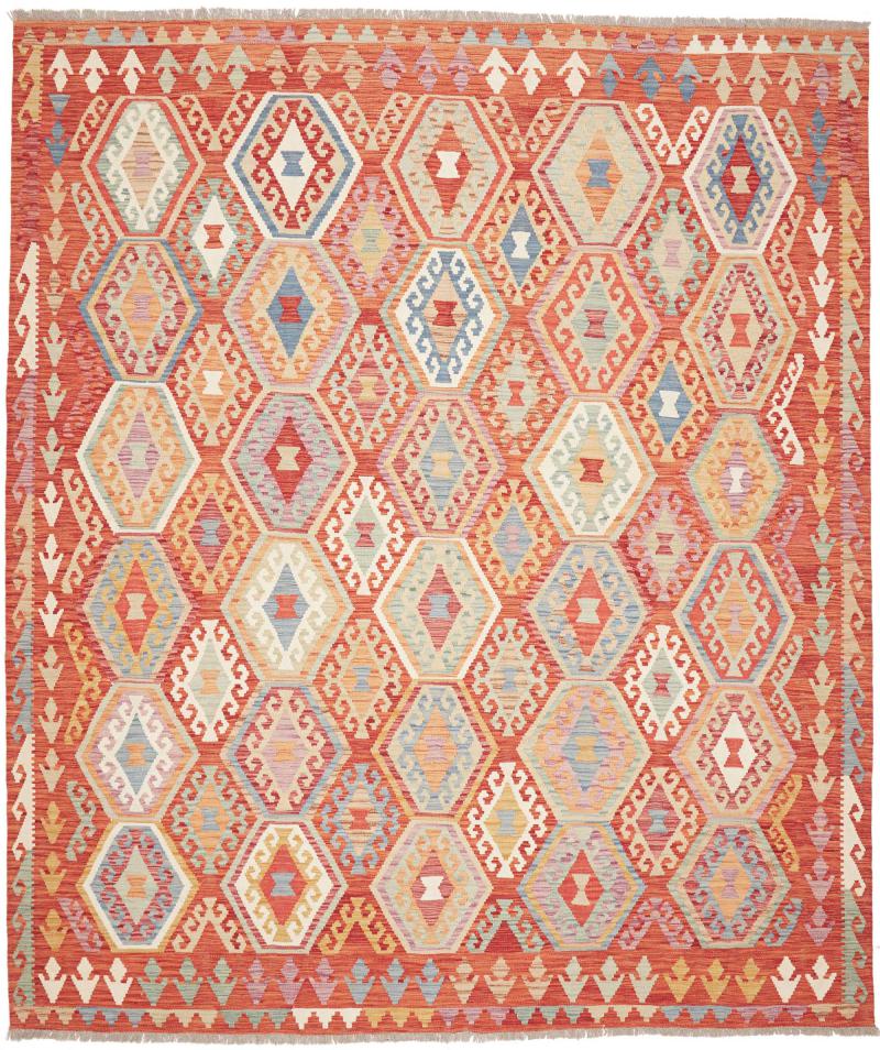 Alfombra afgana Kilim Afghan 295x254 295x254, Alfombra persa Tejido a mano