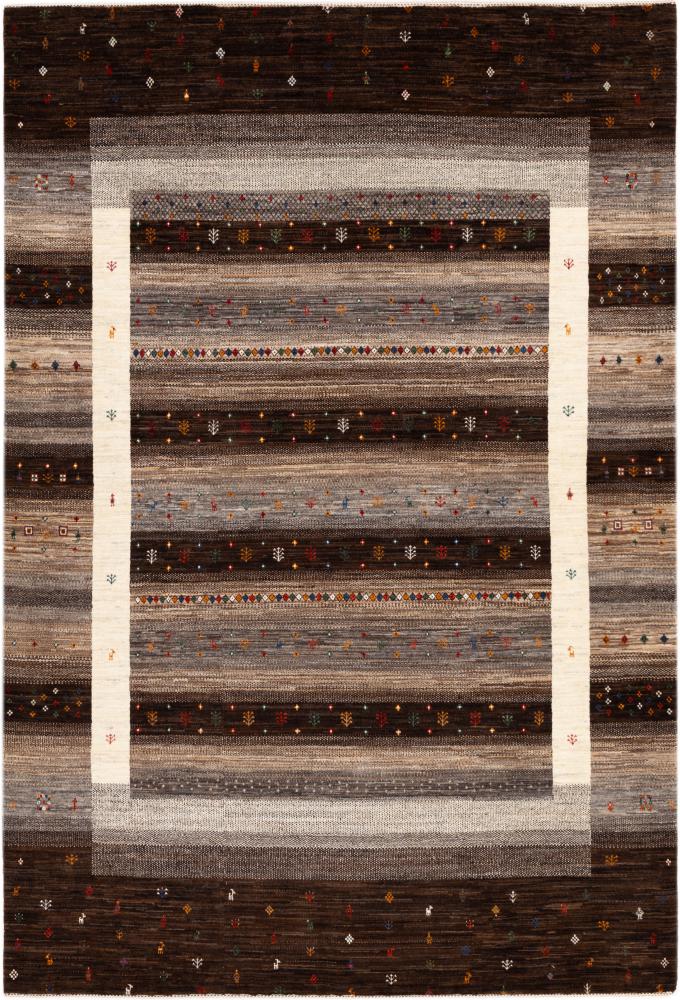 Persian Rug Persian Gabbeh Loribaft Nowbaft 311x211 311x211, Persian Rug Knotted by hand