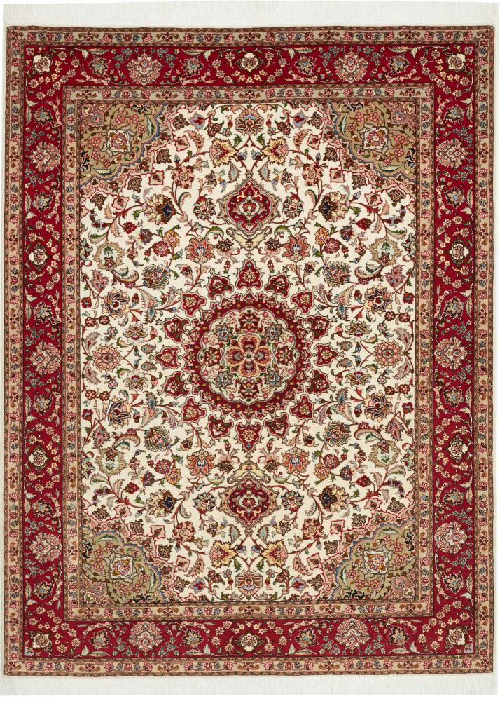 Tapis persan Tabriz 50Raj 206x149 206x149, Tapis persan Noué à la main