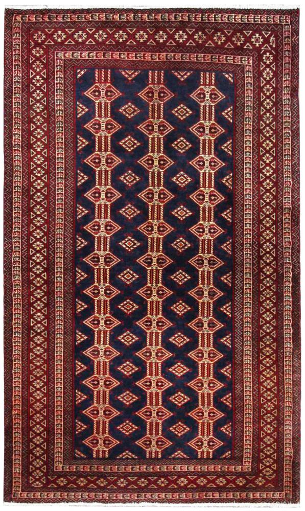 Tapete persa Balúchi 226x134 226x134, Tapete persa Atado à mão